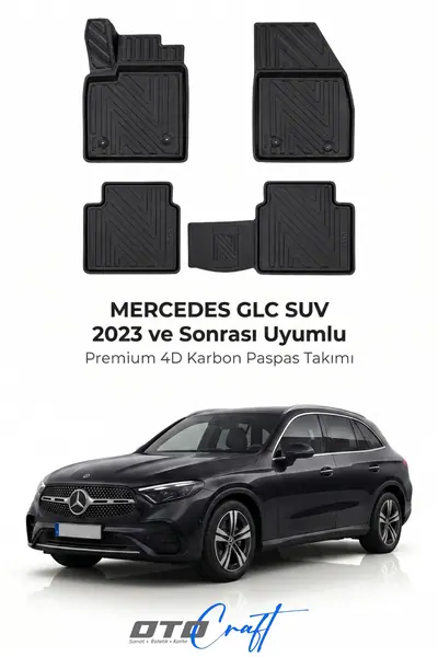 OtoCraft 4D karbon paspas için Mercedes GLC SUV 2023 ve sonrası ürün tanıtım kapağı